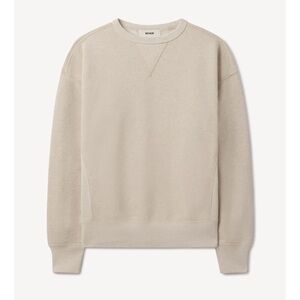 Buck Mason Cream Crewneck Jacket